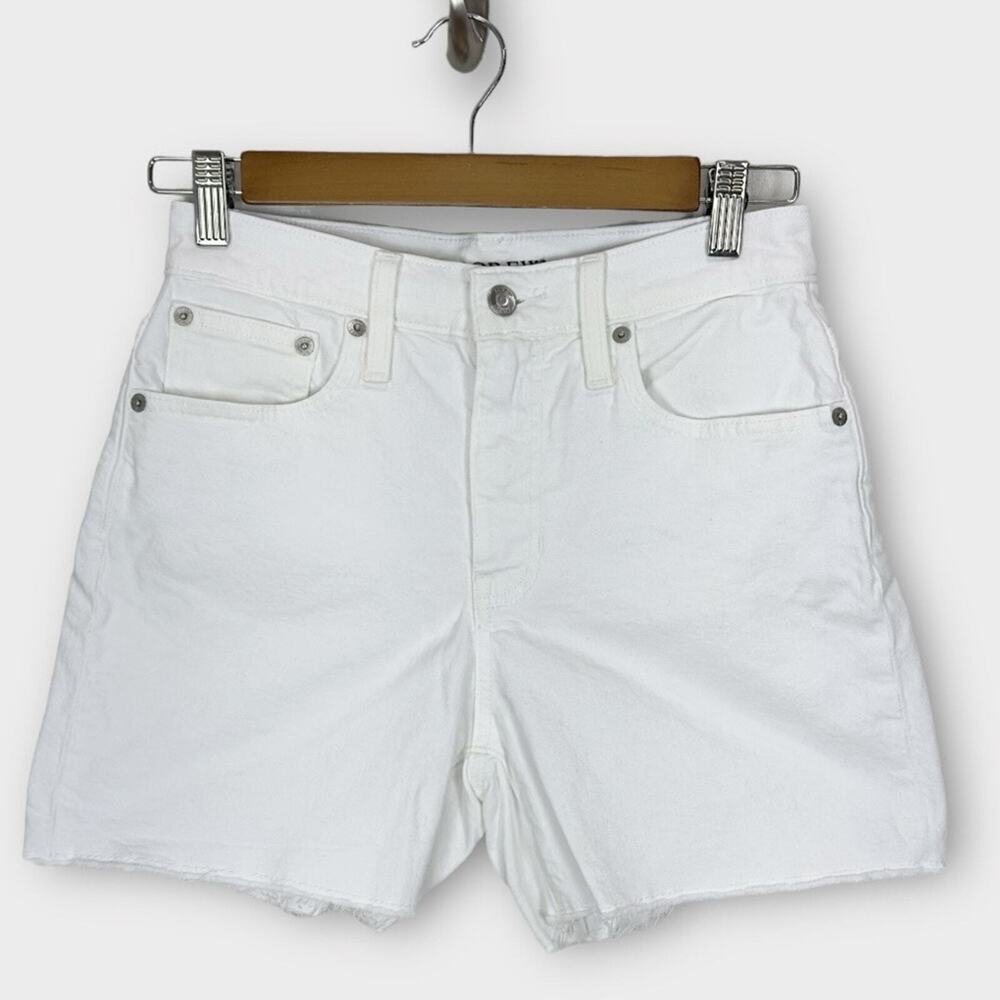 J. Crew High Rise Denim Jean Short in White Size 24 BF382 New - Picture 6 of 9